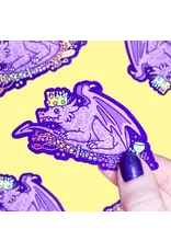 Turtle's Soup Turtle's Soup - Dragon Treasure Hoard Vinyl Sticker (Holographic)