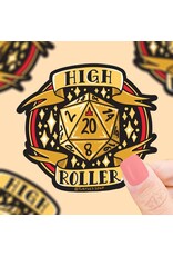 Turtle's Soup Turtle's Soup - High Roller Dice D20 Polyhedron Vinyl Sticker