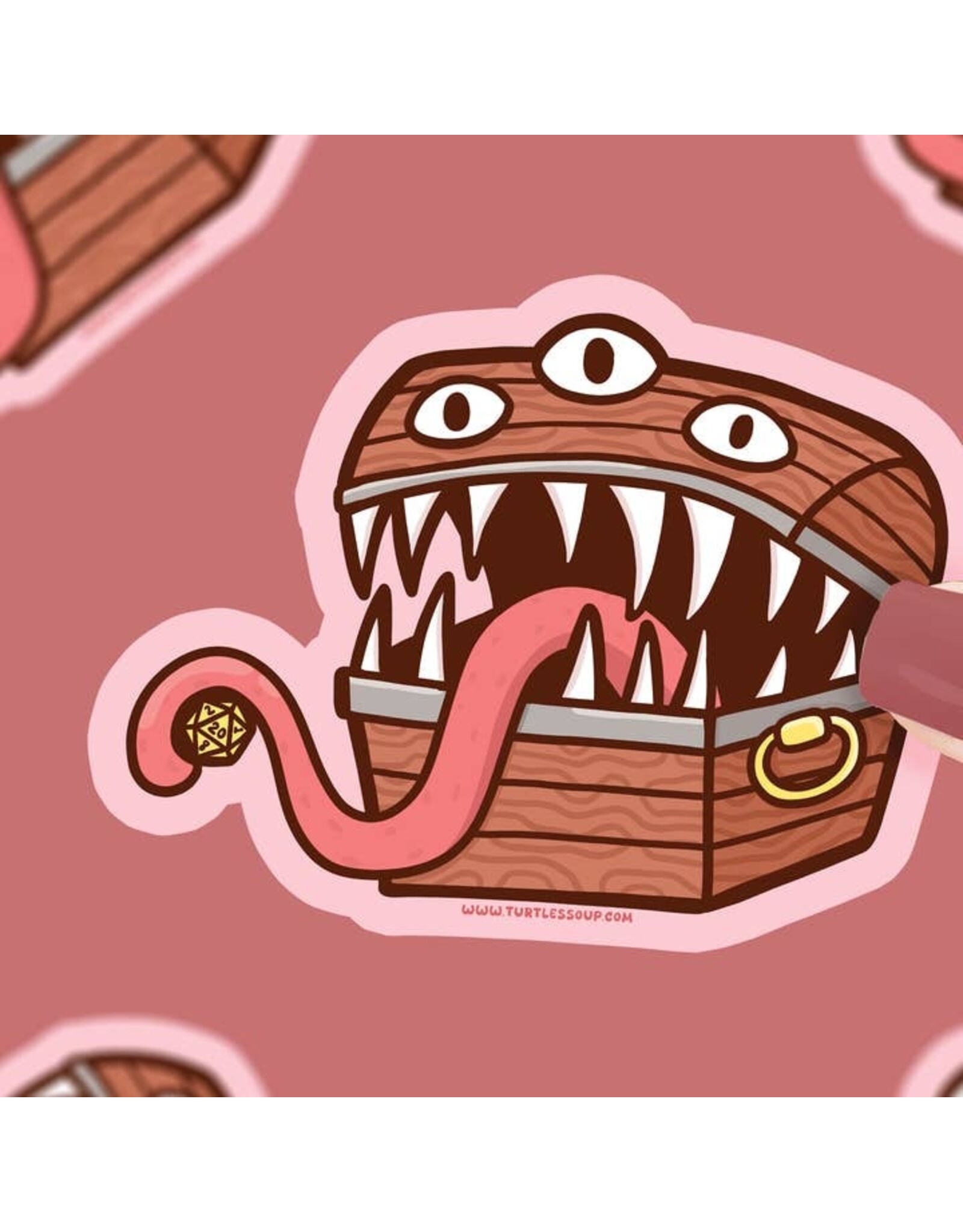 Turtle's Soup Turtle's Soup - Mimic Treasure Chest Vinyl Sticker