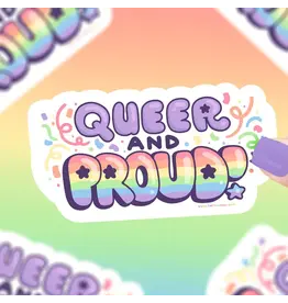 Turtle's Soup Turtle's Soup - Queer and Proud, Lgbtq, Pride Month, Vinyl Sticker