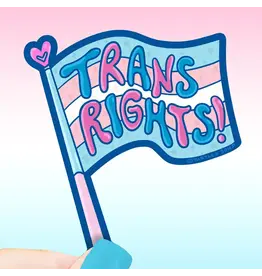Turtle's Soup Turtle's Soup - Trans Rights Pride Flag Vinyl Sticker