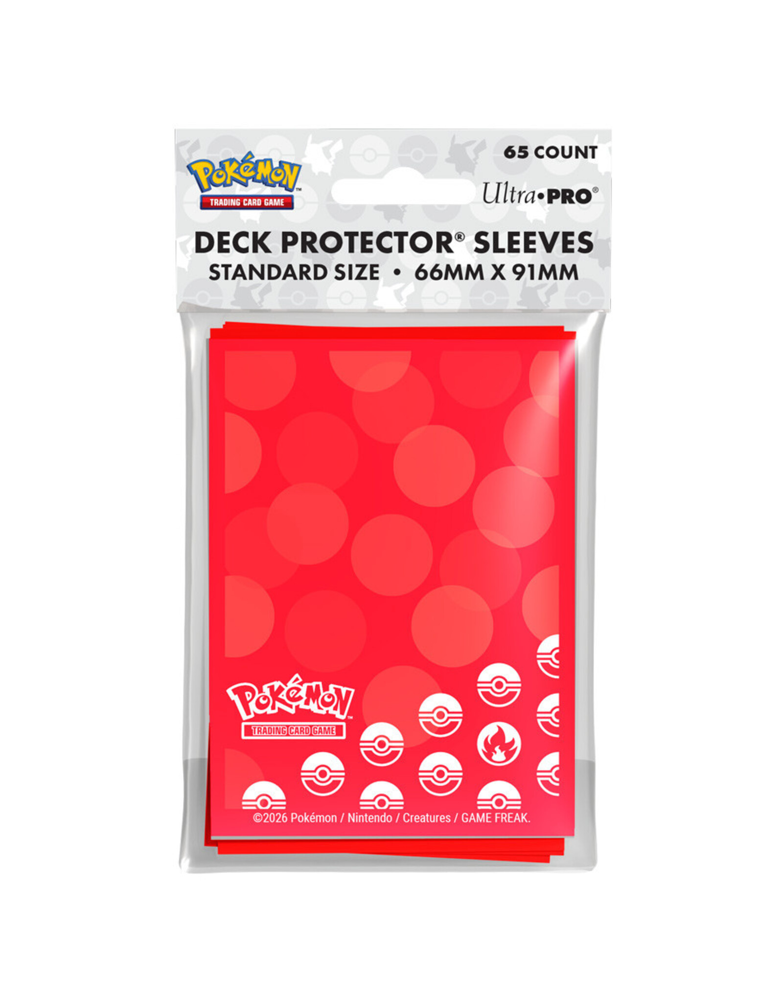 Ultra Pro Deck Protector: Pokemon: Fire Type Energy (65)