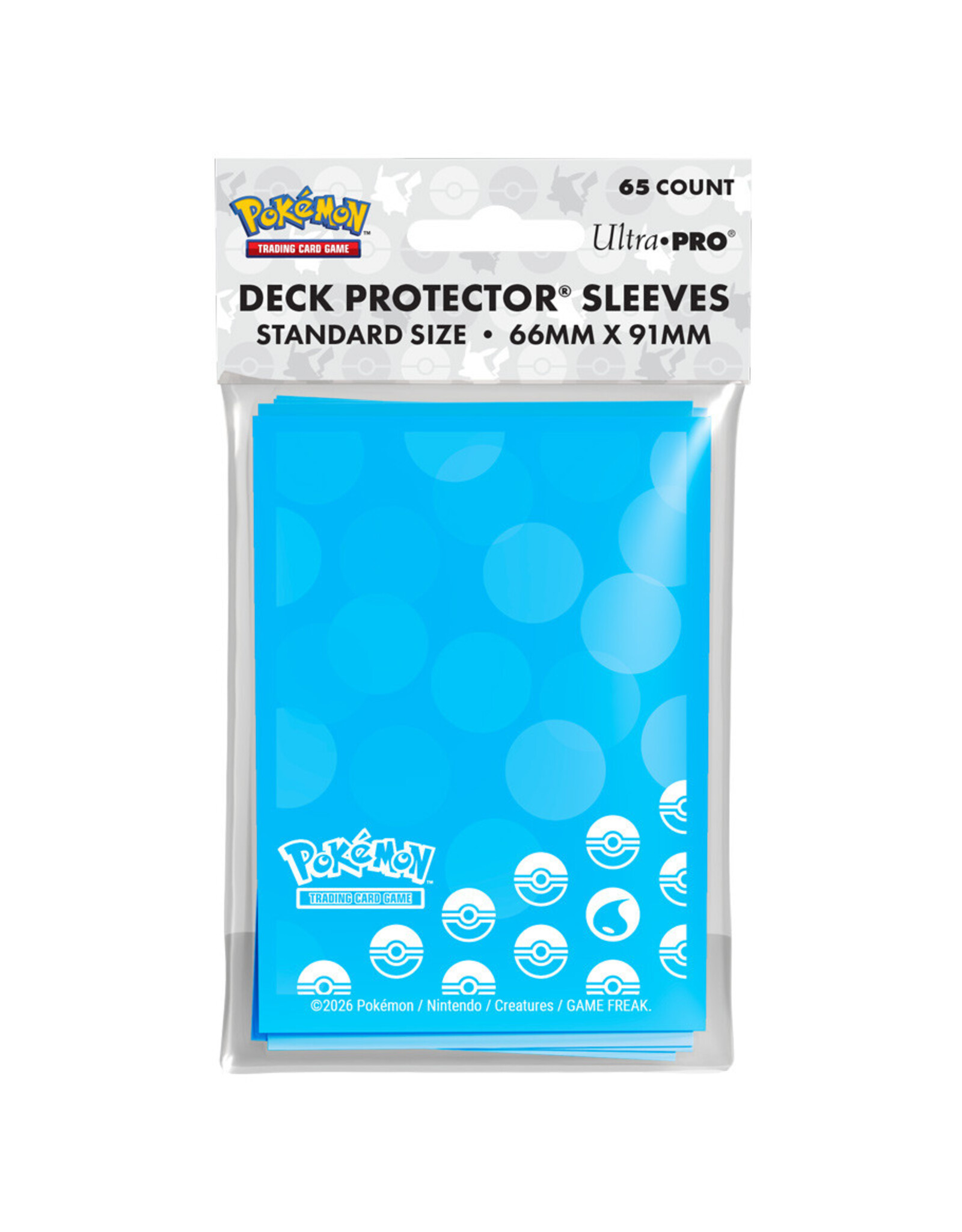 Ultra Pro Deck Protector: Pokemon: Water Type Energy (65)