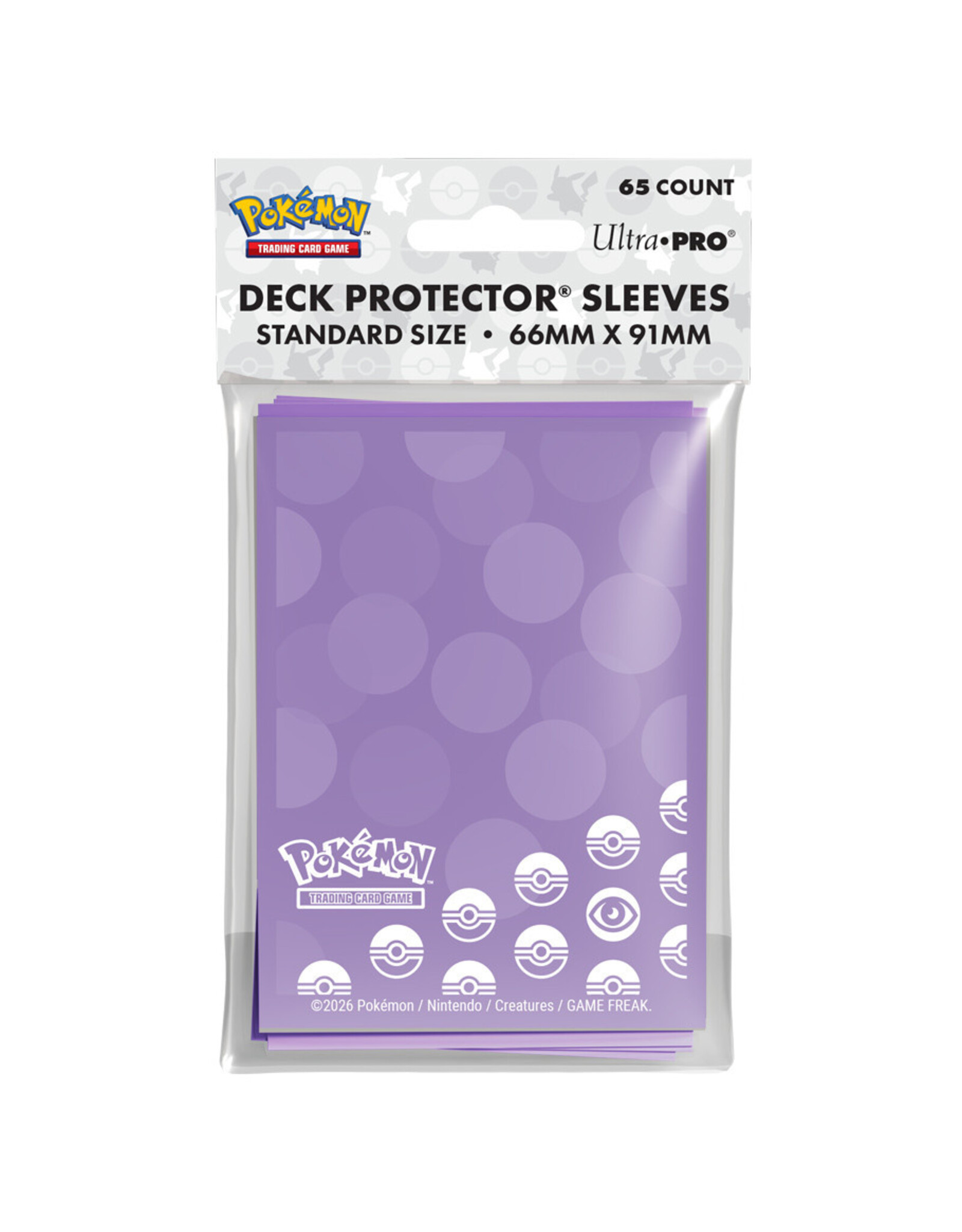 Ultra Pro Deck Protector: Pokemon: Psychic Type Energy (65)