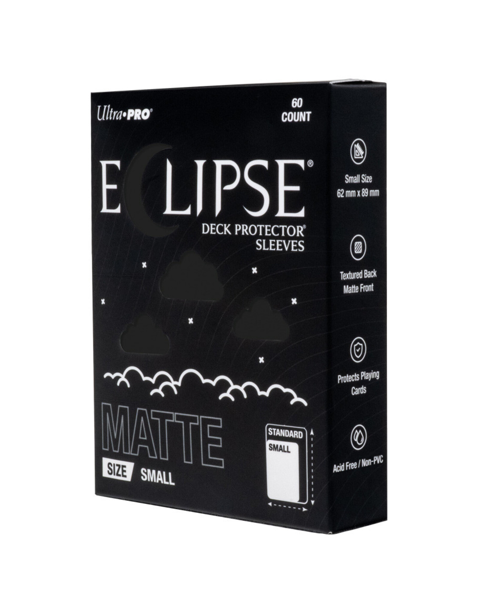 Ultra Pro Deck Protector: Eclipse: Matte Small Jet Black (60)