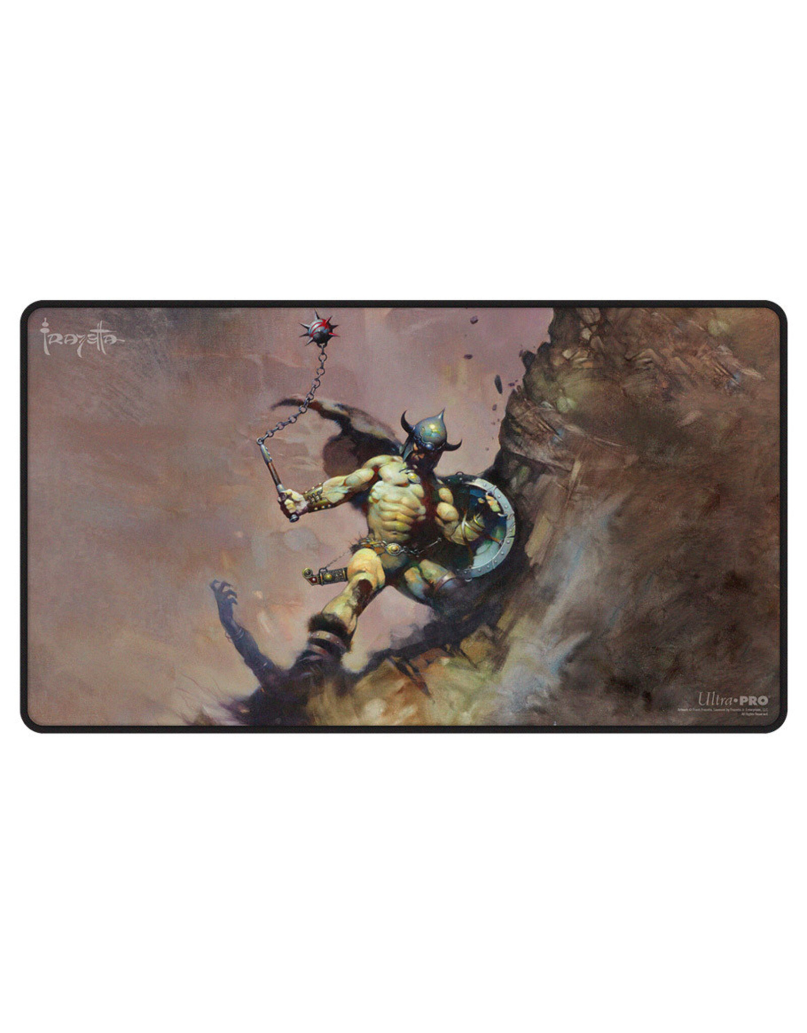 Ultra Pro Playmat: Stitched Edge: Artist Series: Frank Frazetta: Warrior with Ball and Chain