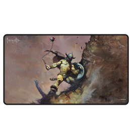 Ultra Pro Playmat: Stitched Edge: Artist Series: Frank Frazetta: Warrior with Ball and Chain