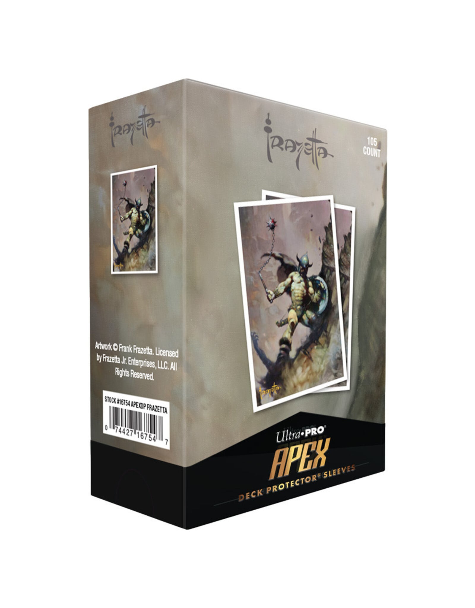 Ultra Pro Deck Protector: Apex: Artist Series: Frank Frazetta: Warrior with Ball and Chain (105)