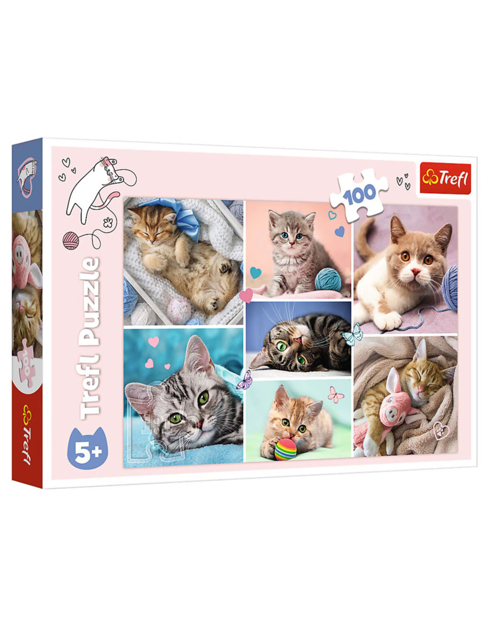 Trefl Puzzle: In the Cat World 100 Piece (Trefl Kids)