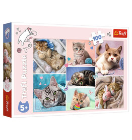 Trefl Puzzle: In the Cat World 100 Piece (Trefl Kids)