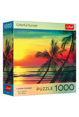 Trefl Puzzle: Colorful Sunset 1000 Piece (Trefl Red)
