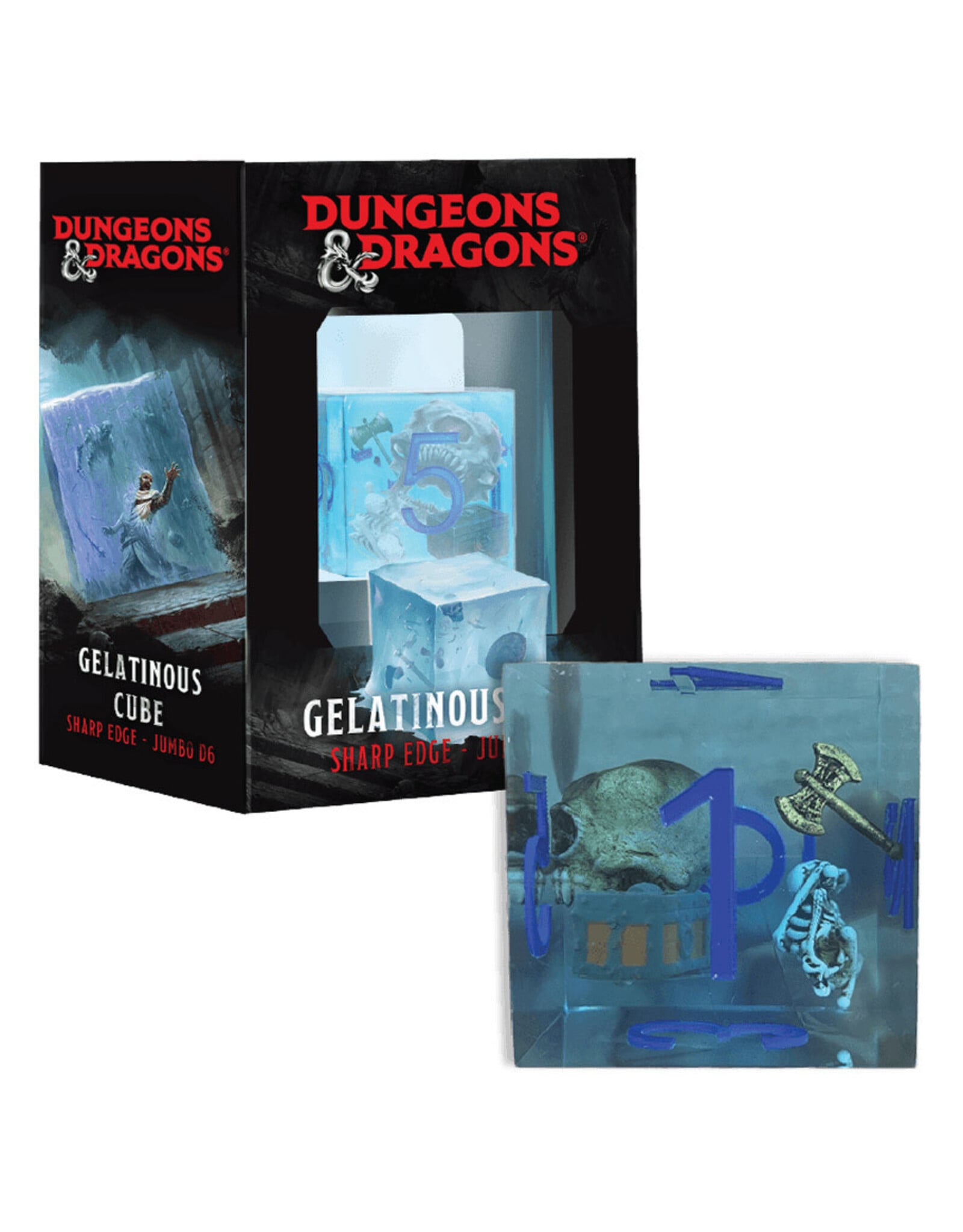 Metallic Dice Games D&D Jumbo Gelatinous Cube D6