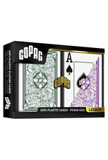COPAG COPAG: Legacy: Poker Size Jumbo Green/Purple 2-Pack