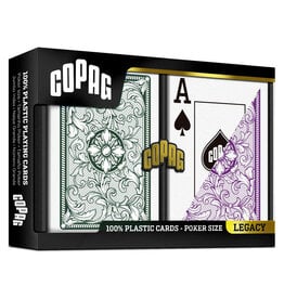COPAG COPAG: Legacy: Poker Size Jumbo Green/Purple 2-Pack