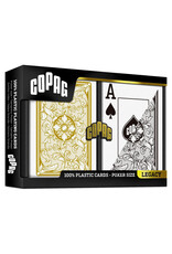 COPAG COPAG: Legacy: Poker Size Jumbo Black/Gold 2-Pack