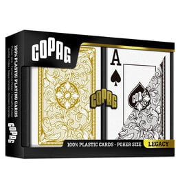 COPAG COPAG: Legacy: Poker Size Jumbo Black/Gold 2-Pack