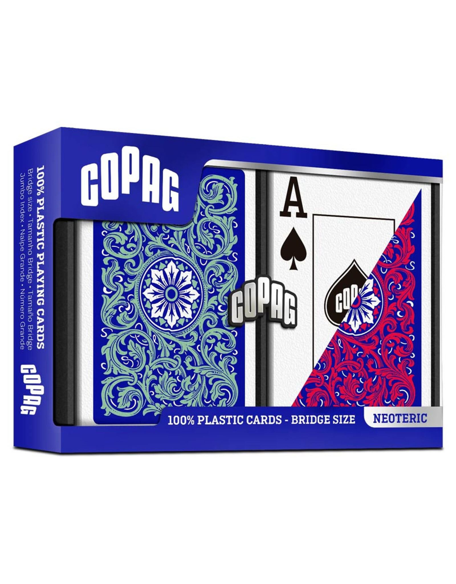 COPAG COPAG: Neoteric: Bridge Size Jumbo Red/Green 2-Pack