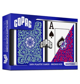 COPAG COPAG: Neoteric: Bridge Size Jumbo Red/Green 2-Pack