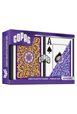 COPAG COPAG: Neoteric: Poker Size Jumbo Violet/Yellow/Blue 2-Pack