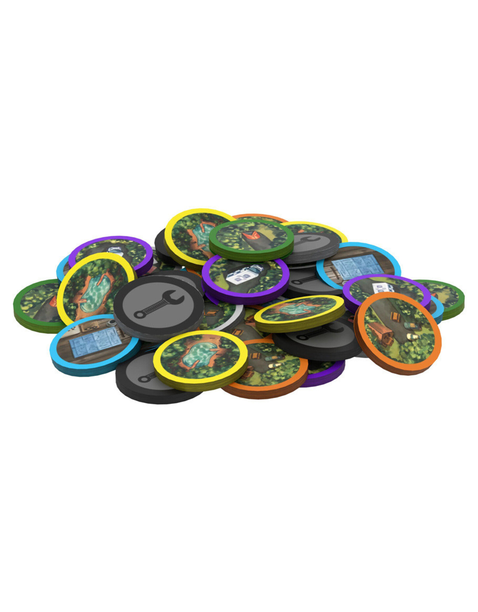 Camping Season: Wooden Tokens Upgrade Pack