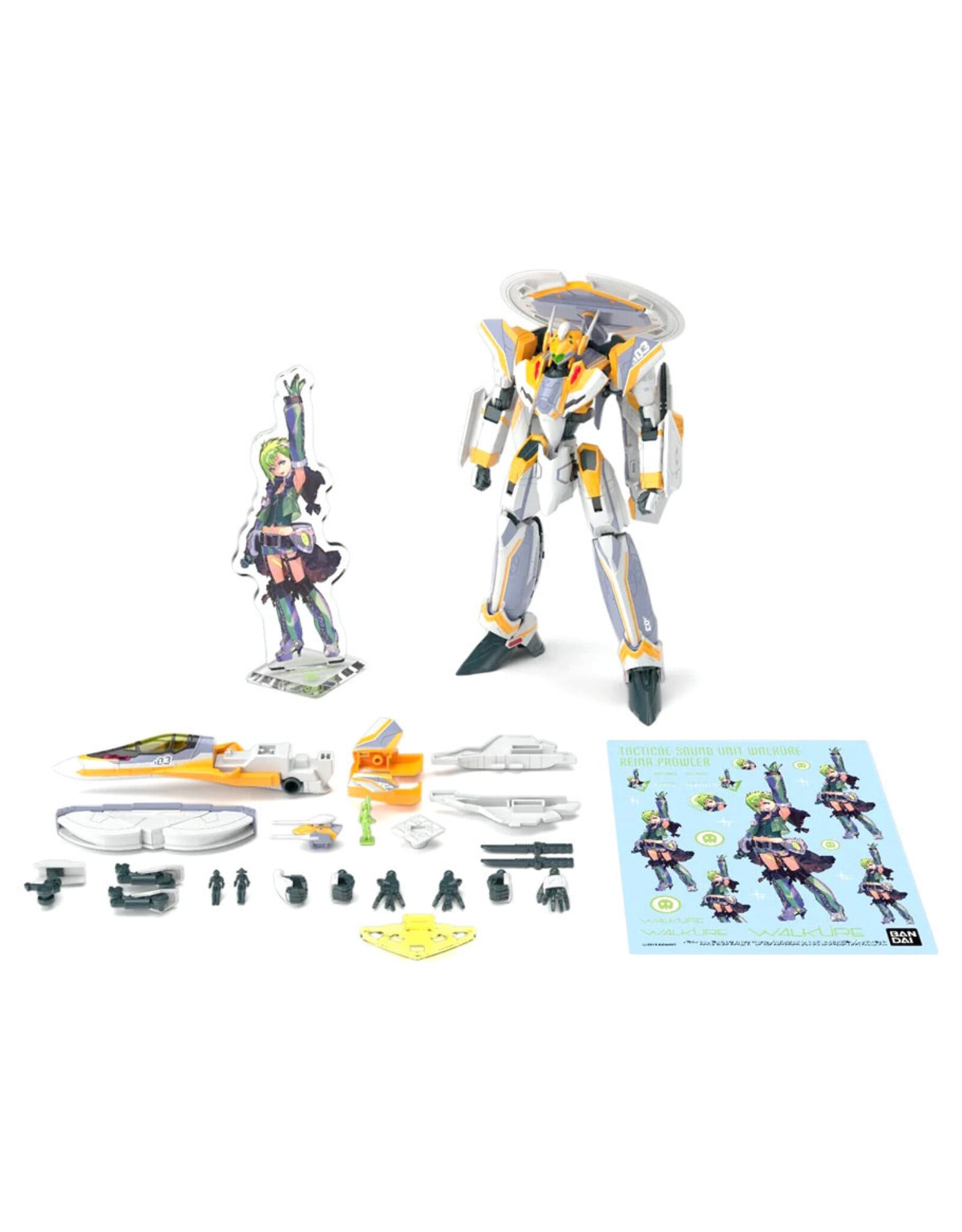 Bandai Macross: High Grade: 1/100: VF31E Siegfried (Chuck Mustang Use): Deluxe Set