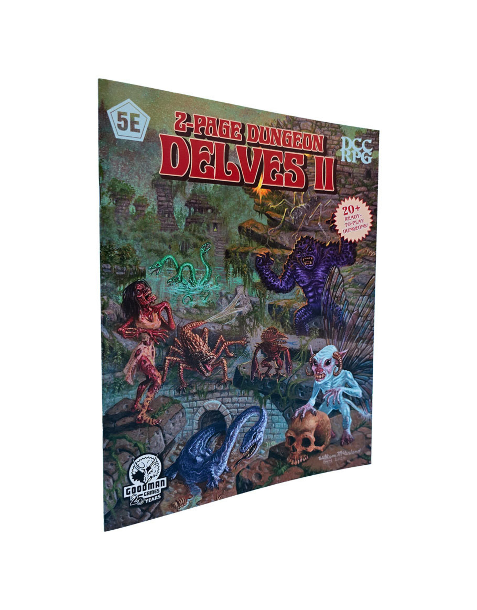 Goodman Games D&D 5E: Fifth Edition Fantasy: 2-Page Dungeon Delves #2