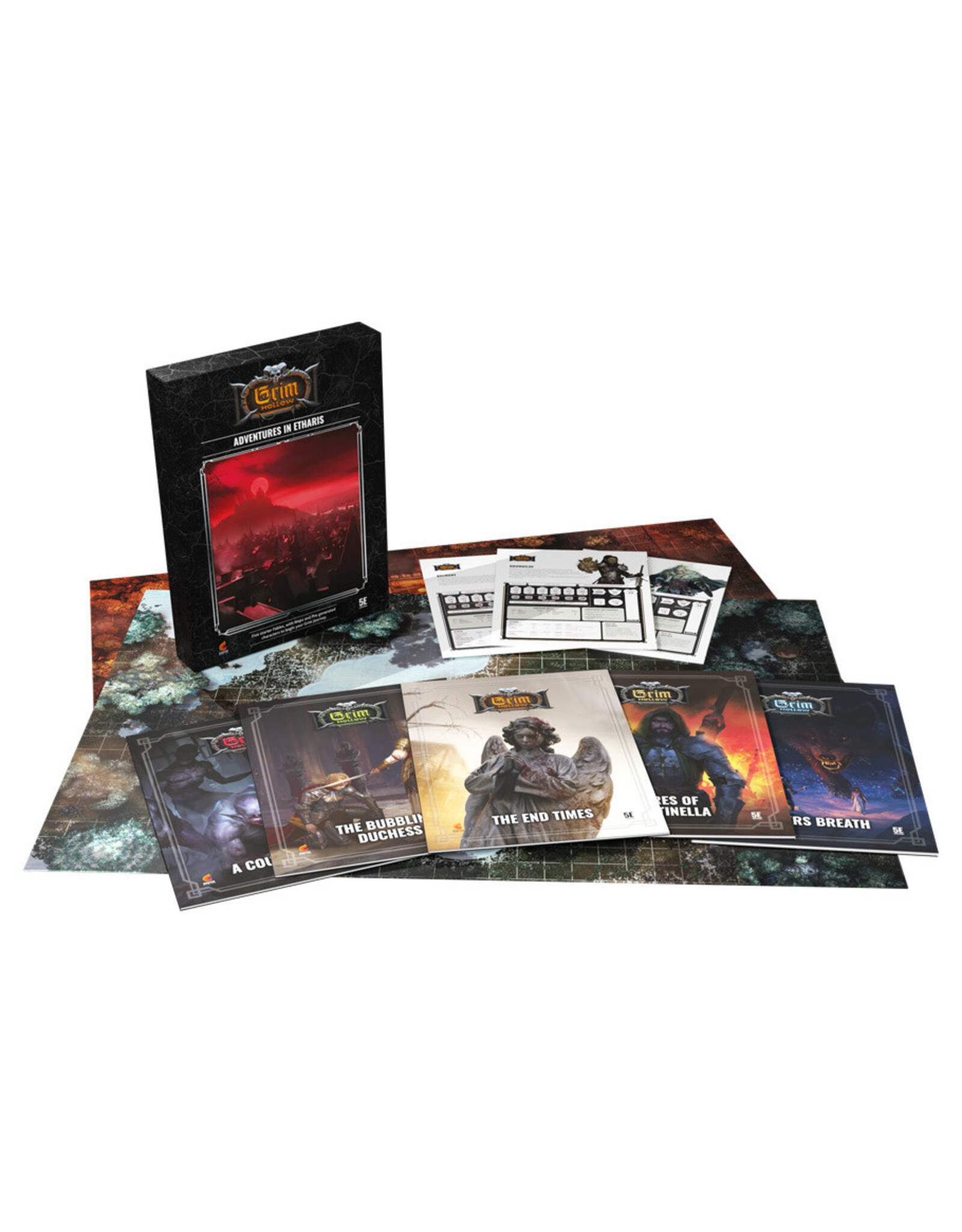 Ghostfire Gaming D&D 5E: Grim Hollow 2E: Adventures in Etharis Boxed Set