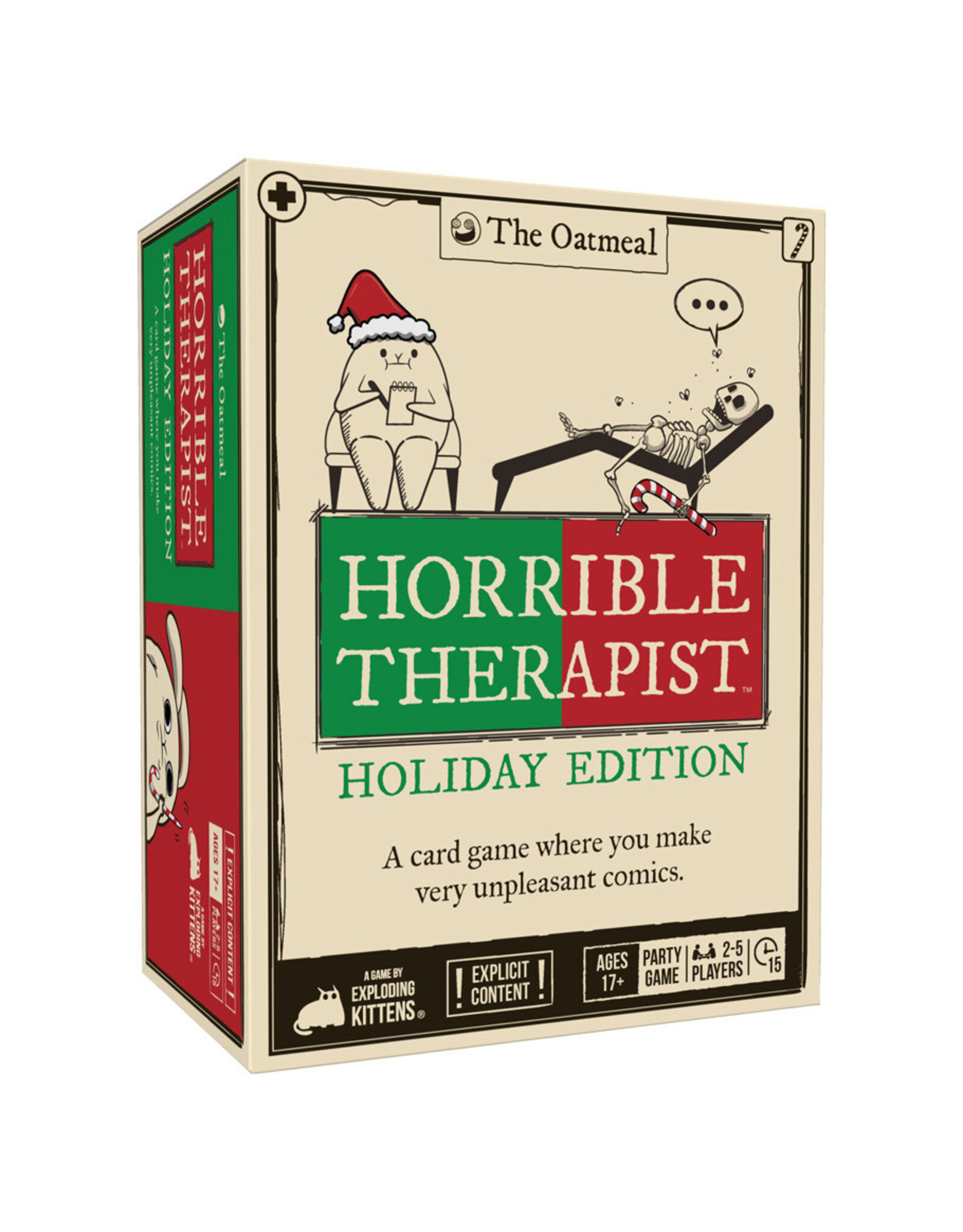 Exploding Kittens Horrible Therapist: Holiday