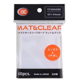 KMC Deck Protector: Character Guard: Matte & Clear (60)