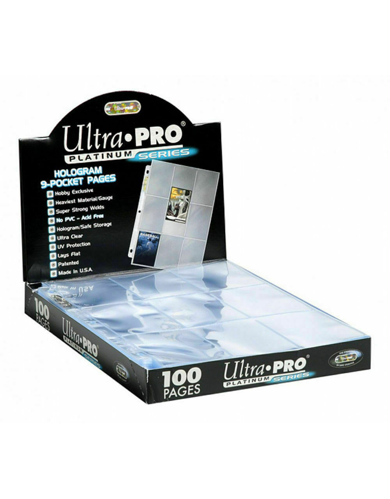 Ultra Pro Ultra Pro: Platinum Series 9 Pocket Pages (100ct) for Cards