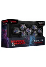 Metallic Dice Games 7-Set: D&D: Resin: Monsters: Mind Flayer Inclusion
