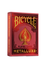 US Playing Card Co. Playing Cards: Bicycle Foil Metalluxe Red LTD