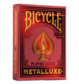 US Playing Card Co. Playing Cards: Bicycle Foil Metalluxe Red LTD