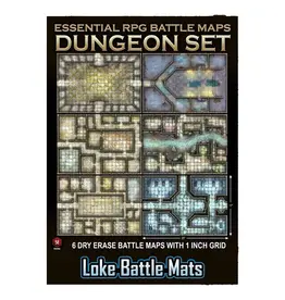 Loke Battlemats Essential RPG Battle Maps: Dungeon Set