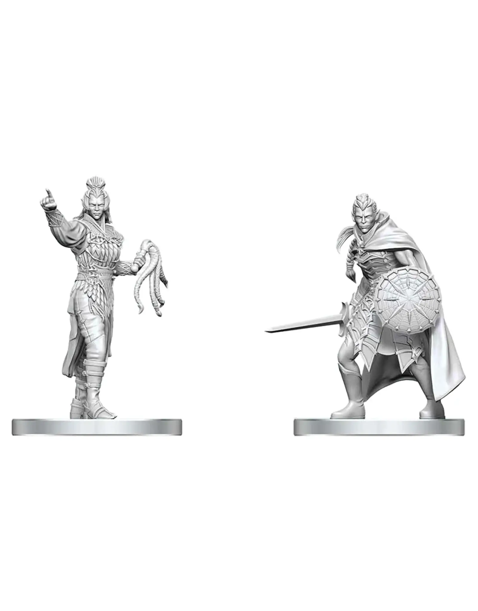 WizKids D&D Nolzur's Marvelous Miniatures: Drow Elite Warrior & Drow Priestess of Lolth
