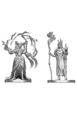 WizKids D&D Nolzur's Marvelous Miniatures: Human Druid & Elf Sorcerer