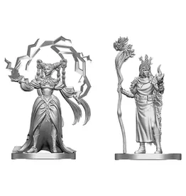 WizKids D&D Nolzur's Marvelous Miniatures: Human Druid & Elf Sorcerer