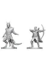 WizKids D&D Nolzur's Marvelous Miniatures: Elf Ranger & Dragonborn Monk