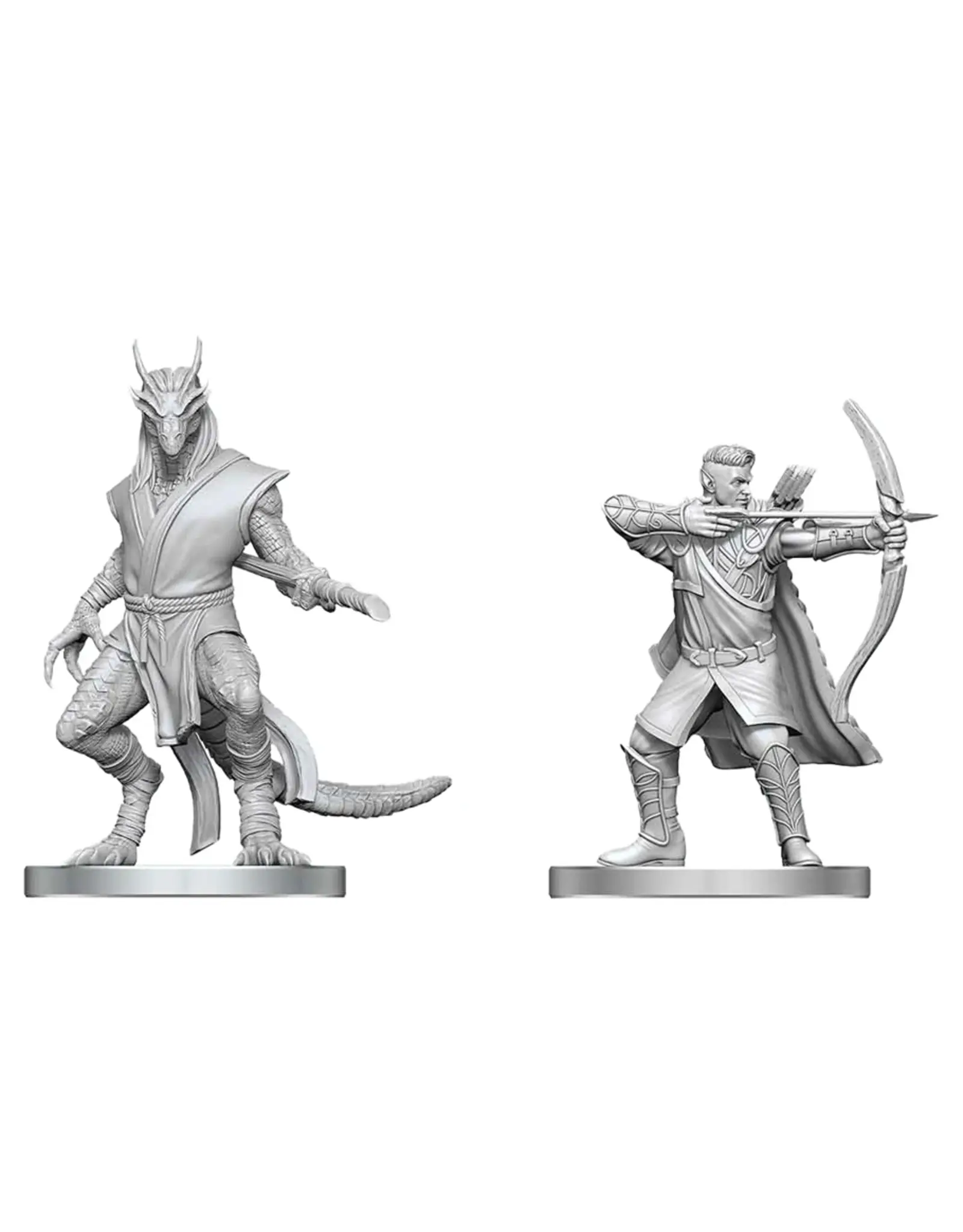WizKids D&D Nolzur's Marvelous Miniatures: Elf Ranger & Dragonborn Monk