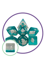 Mystery Dice Goblin Bunny Green Inclusion Dice Set
