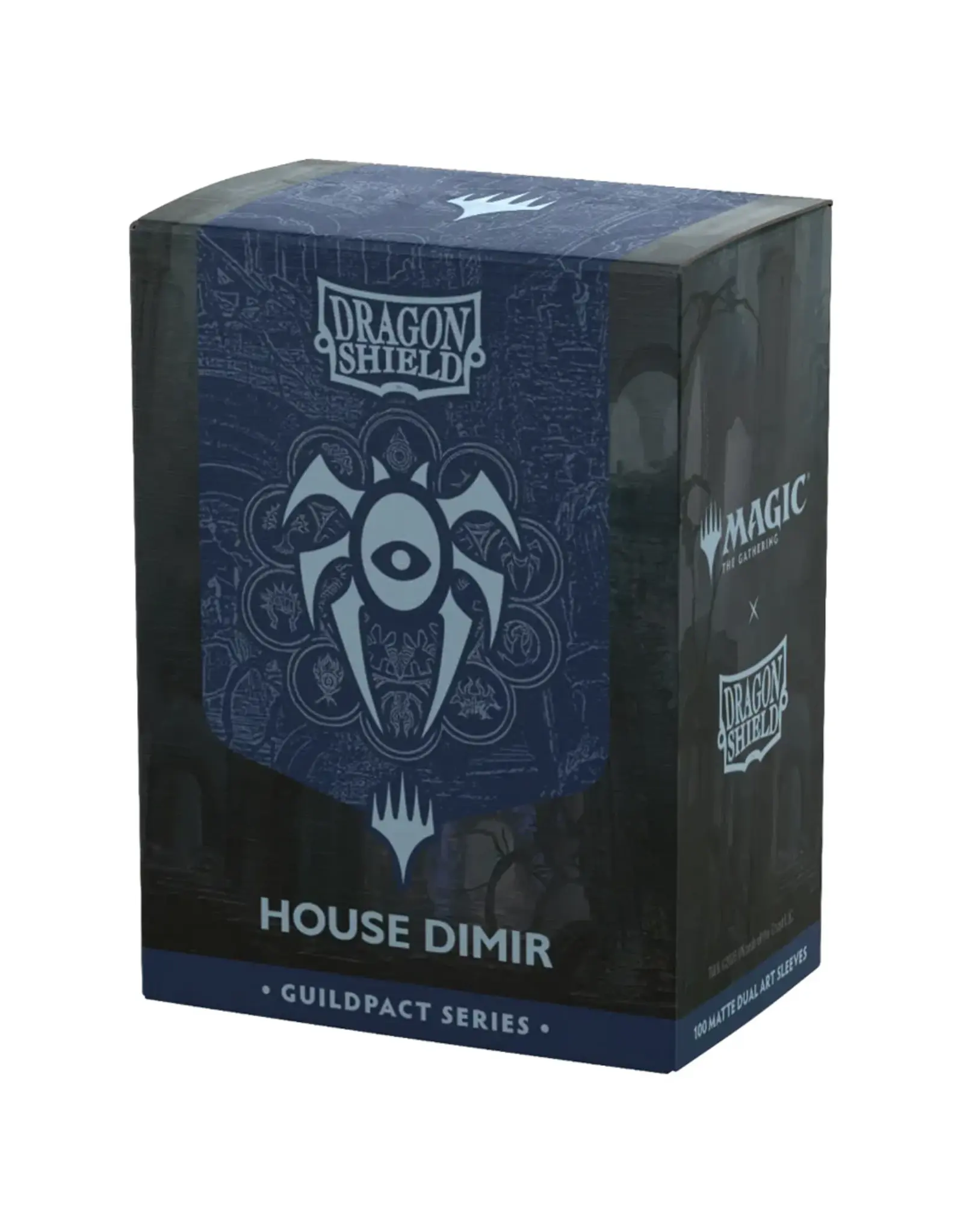 Dragon Shield Deck Protector: Art: Dual Matte: House Dimir (100)