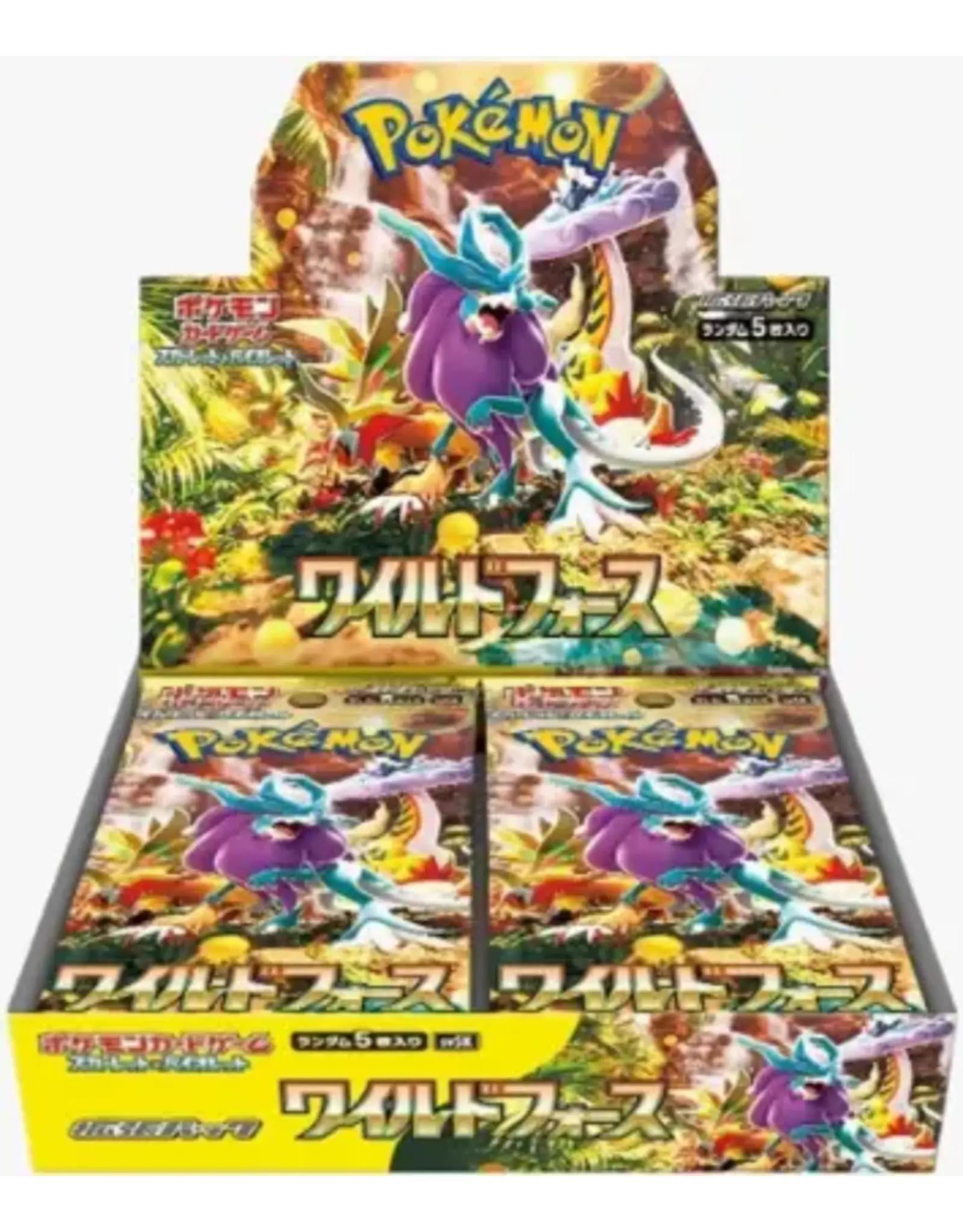 Pokemon Pokémon Wild Force Boosters (SV5K) Japanese Box (30)