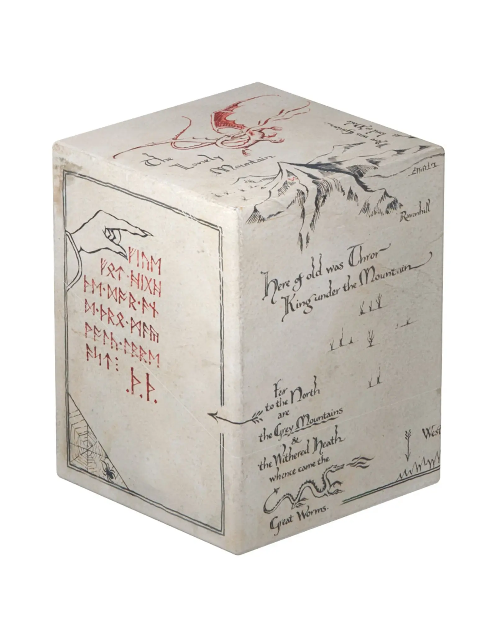 Ultimate Guard Deck Box: Boulder: Return To Earth: 100+: The Hobbit: Thrór’s Map