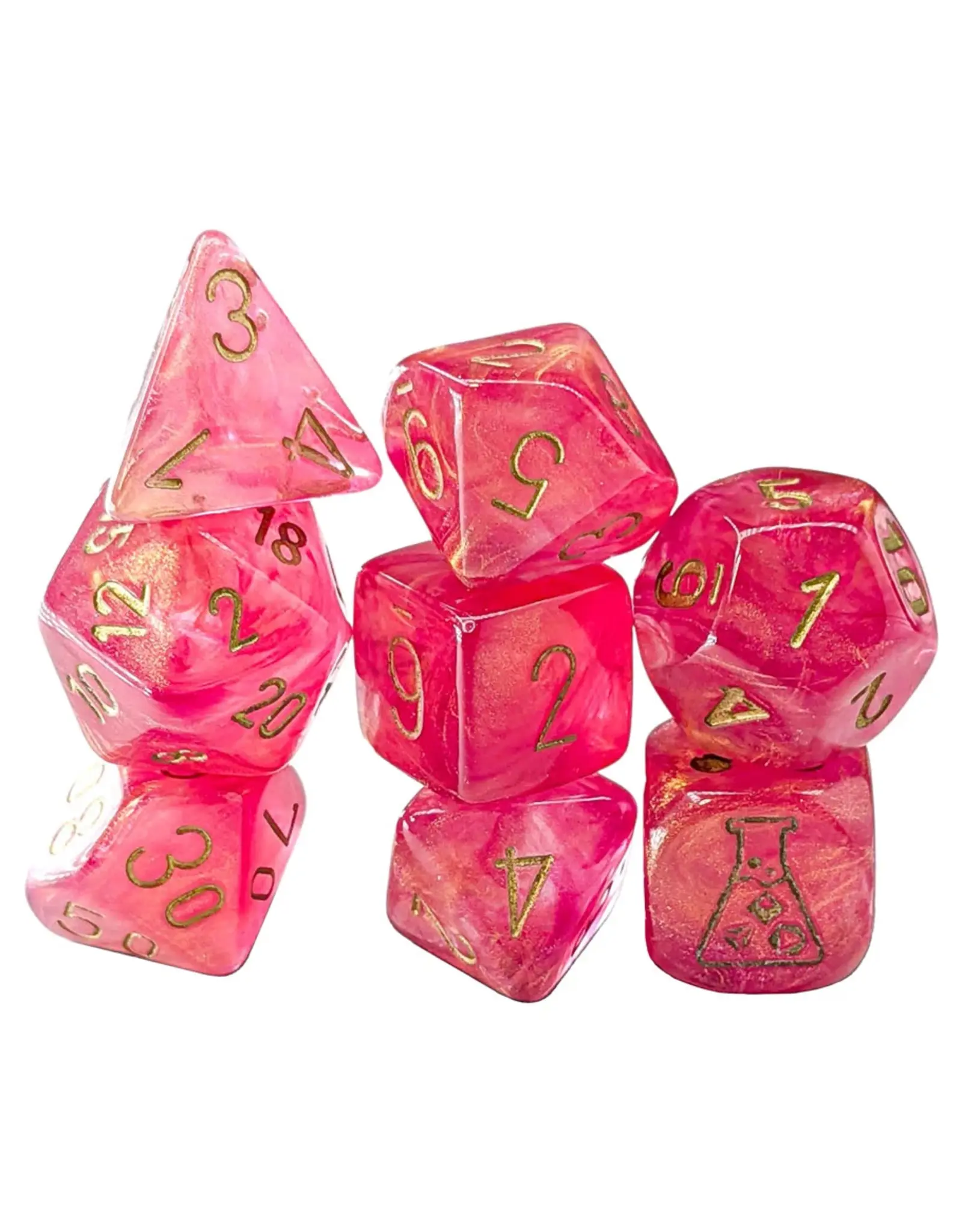 Chessex 7-Set Lab: Shimmer Ignis/gold