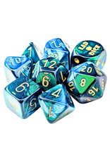 Chessex 7-Set Lab: Gemini Green-Teal/gold
