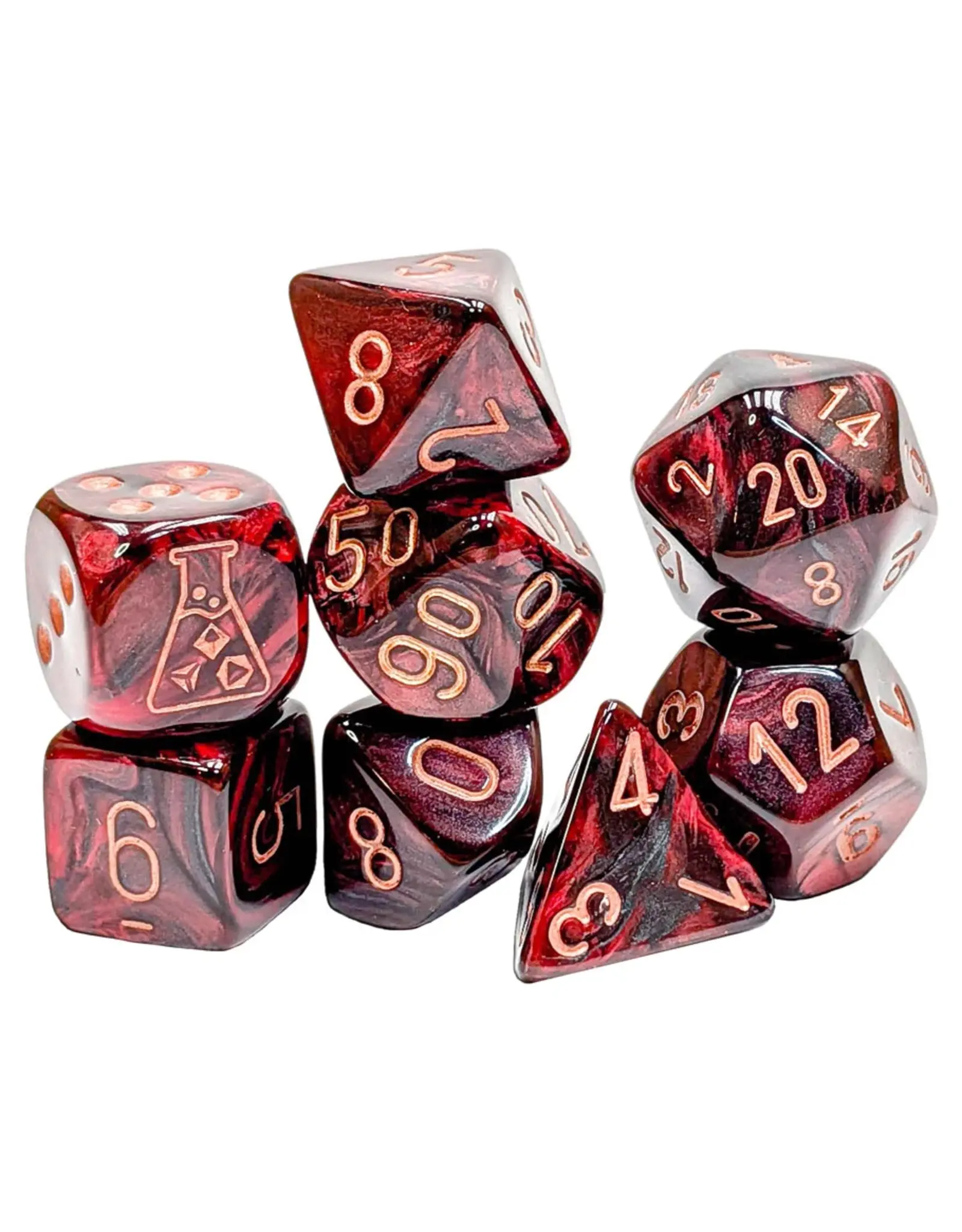 Chessex 7-Set Lab: Lustrous Gothic/Copper