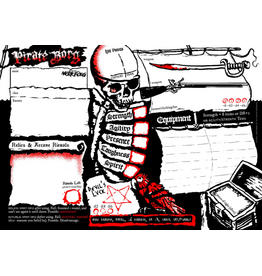 Free League Publishing PIRATE BORG Character/Ship Sheet Pad