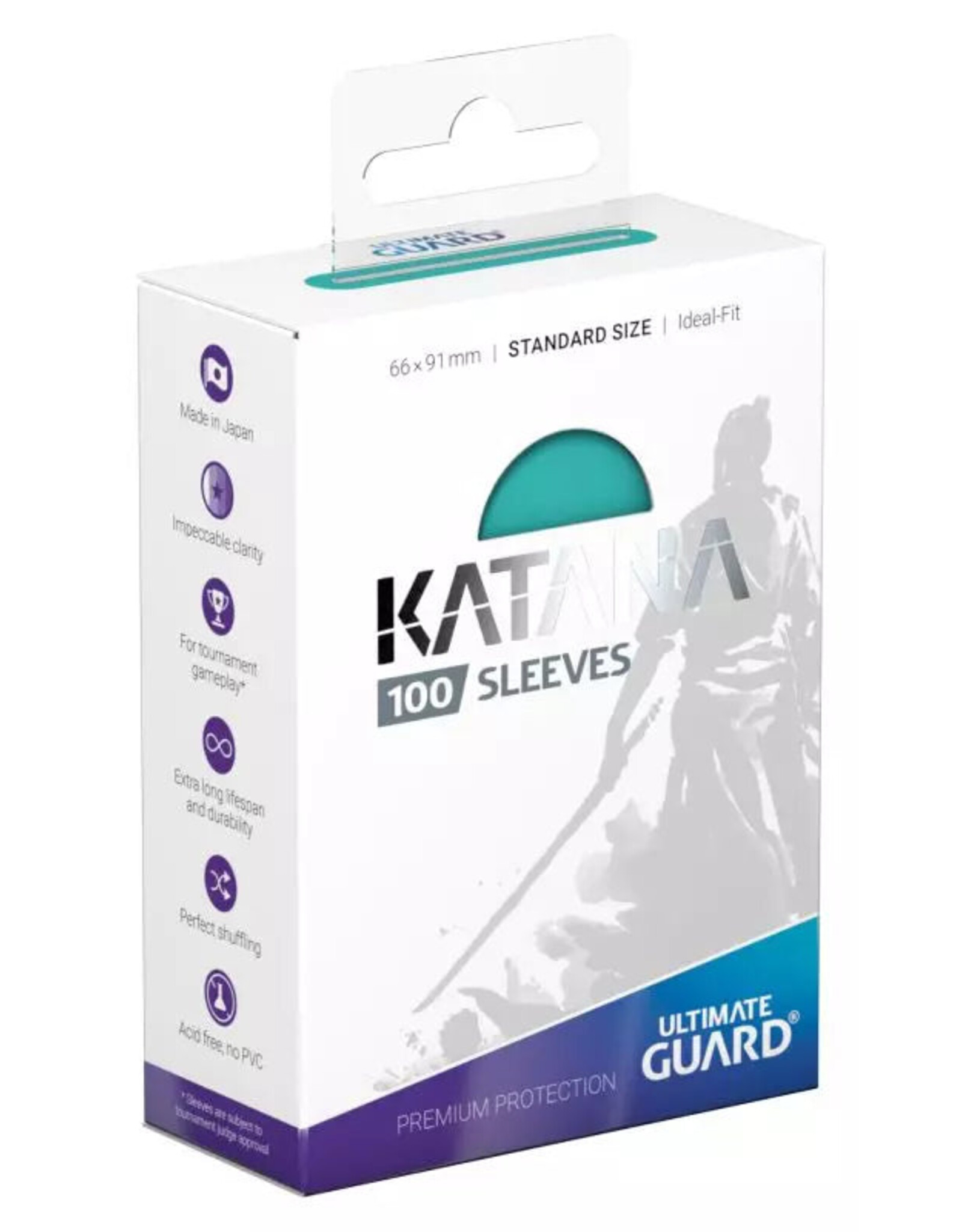 Ultimate Guard Katana Sleeve Turquoise 100ct