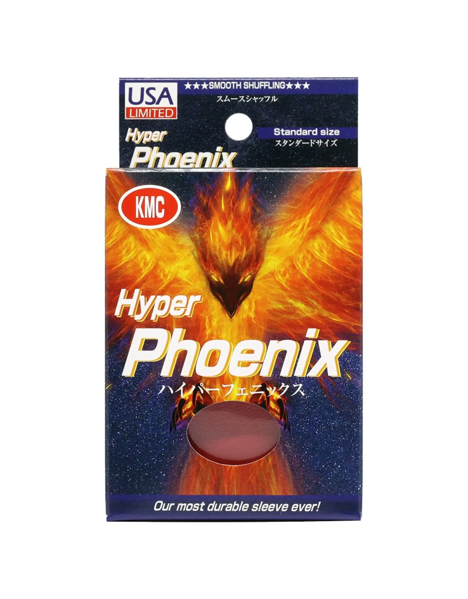 KMC Deck Protector: Premium Hyper Phoenix: Red (100)