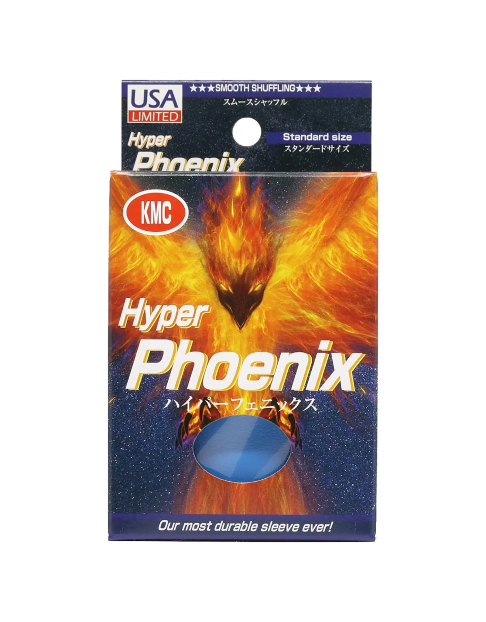 KMC Deck Protector: Premium Hyper Phoenix: Blue (100)